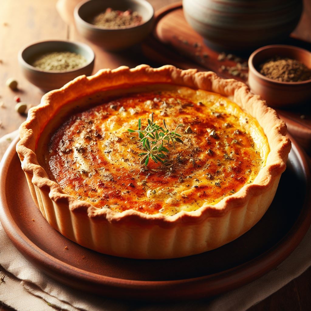 Egg and Cheese Quiche